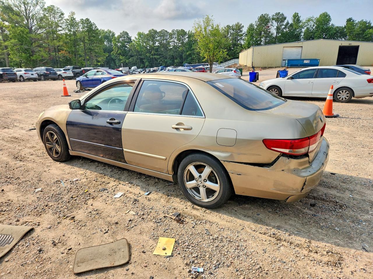 2004 Honda Accord Ex Beige vin: 1HGCM56754A096969