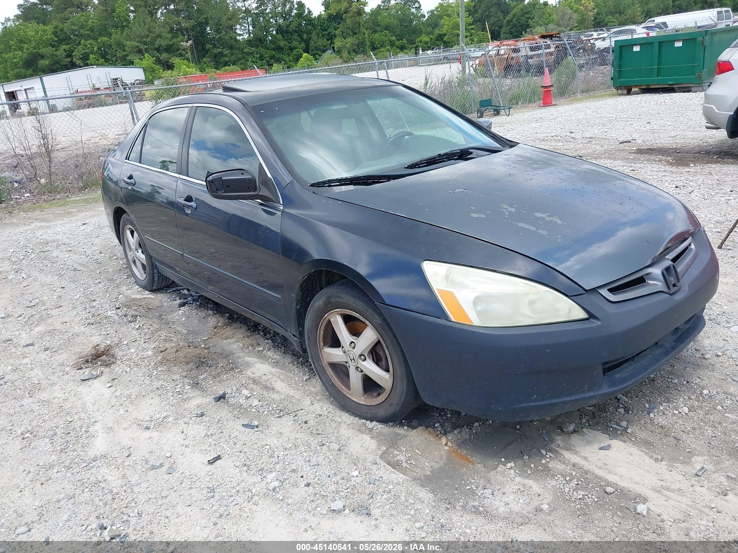 2004 Honda Accord 2.4 Ex Gray vin: 1HGCM56754A178233