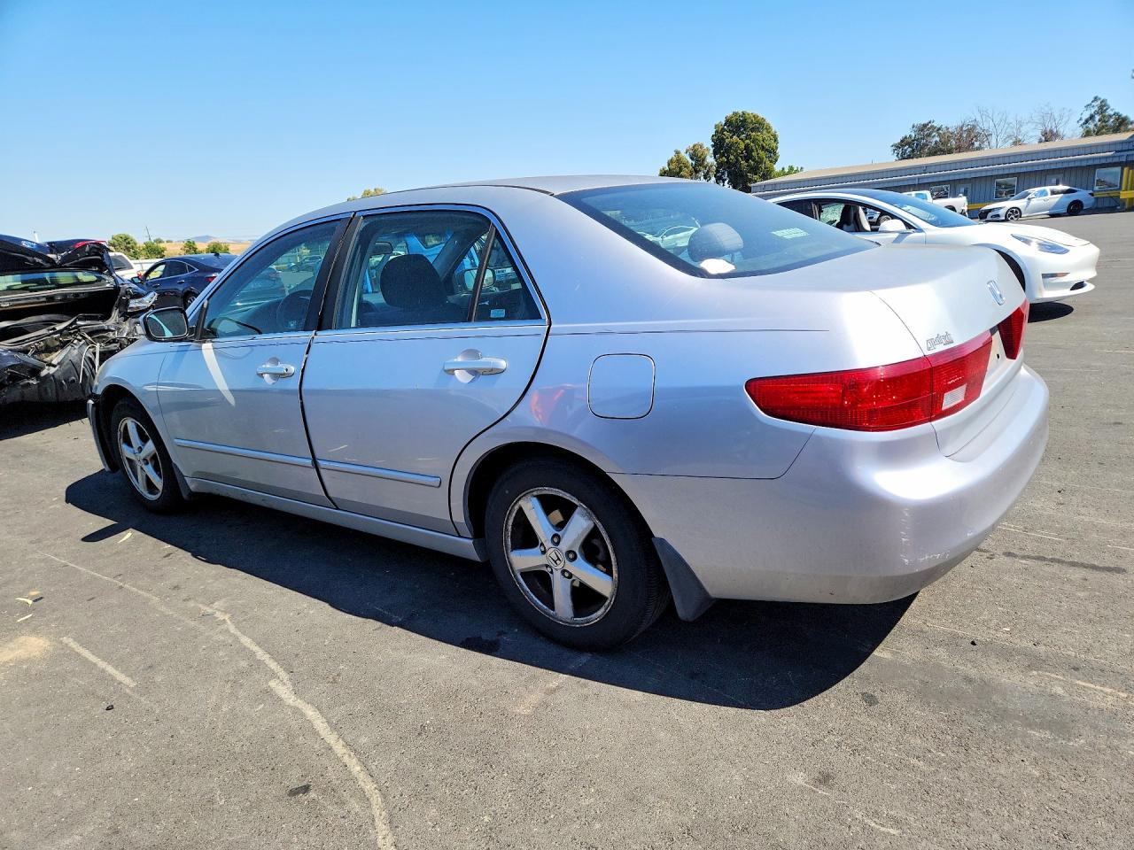 2005 Honda Accord Ex Silver vin: 1HGCM56755A000131