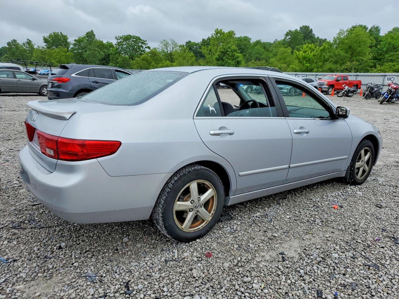 2005 Honda Accord Ex Silver vin: 1HGCM56755A034330
