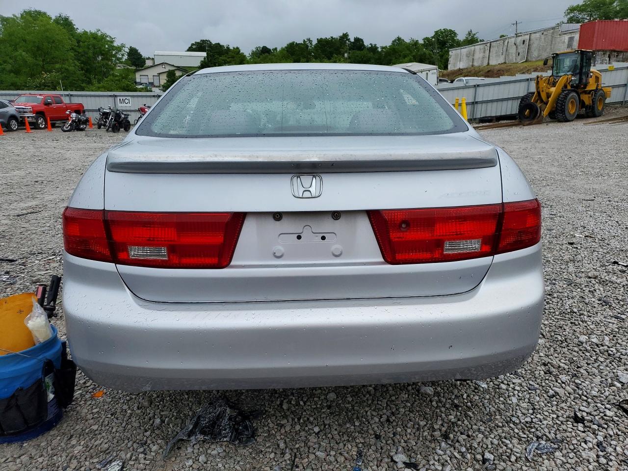 2005 Honda Accord Ex Silver vin: 1HGCM56755A034330