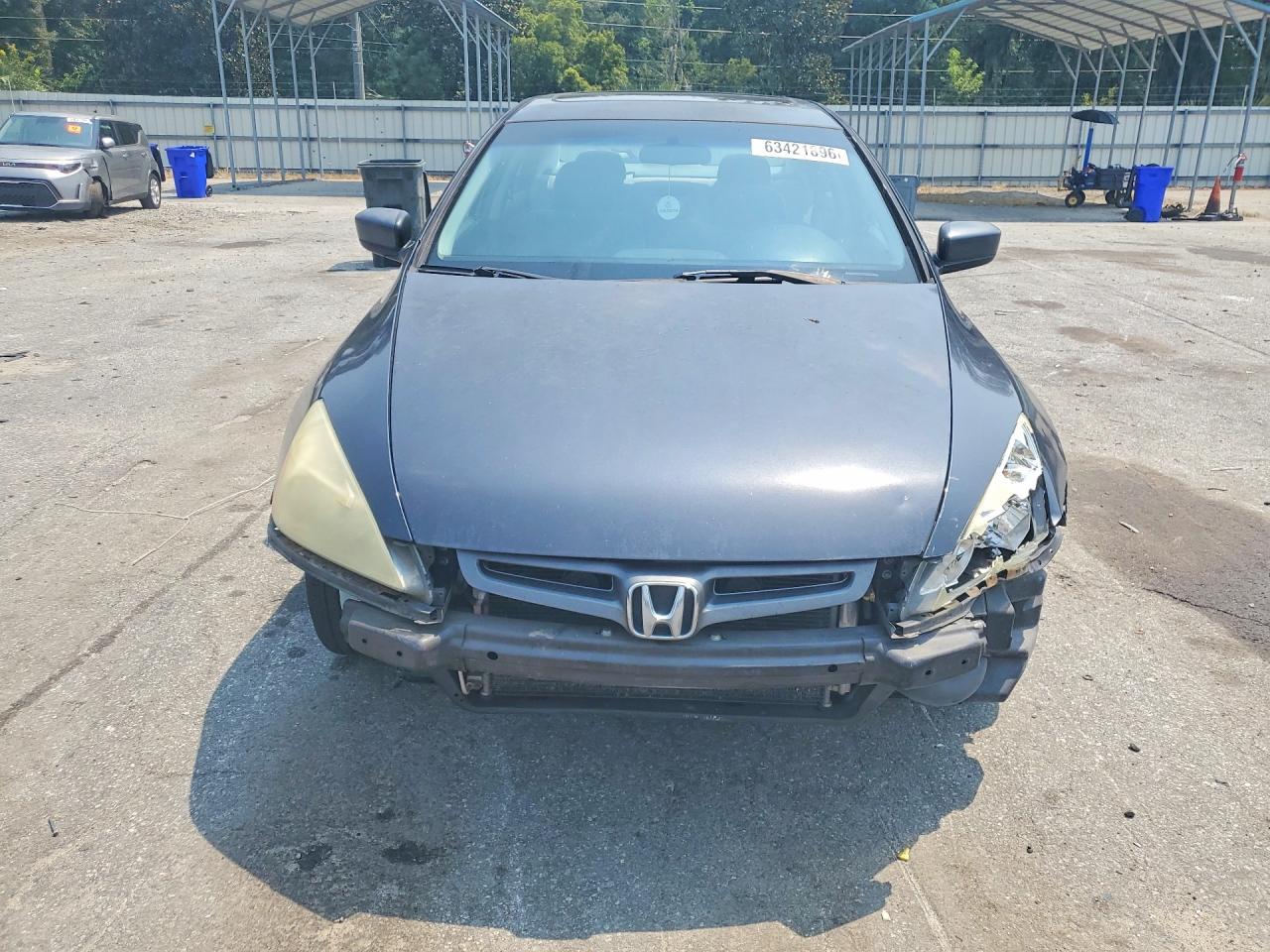 2005 Honda Accord Ex Gray vin: 1HGCM56755A083981
