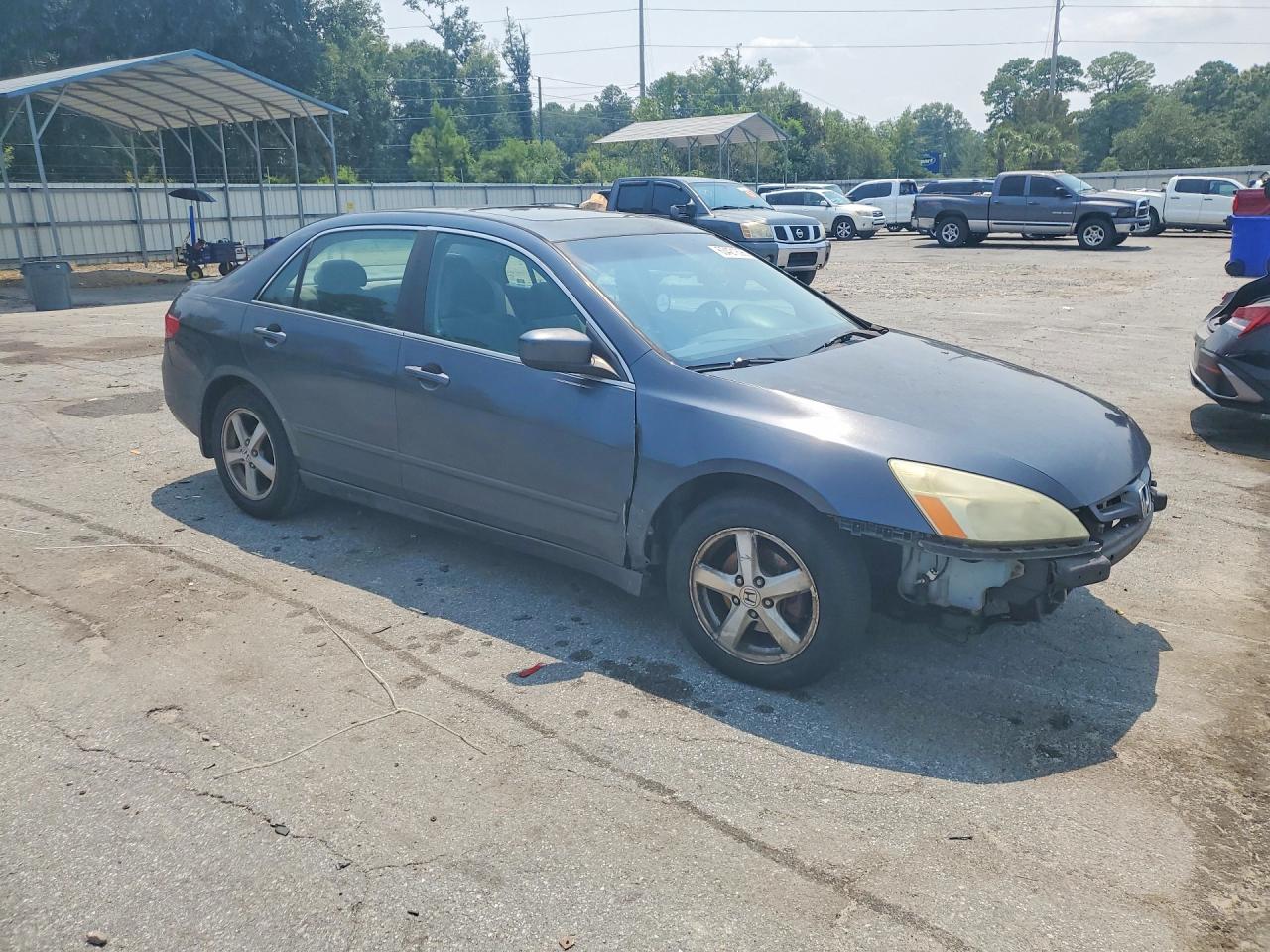 2005 Honda Accord Ex Gray vin: 1HGCM56755A083981