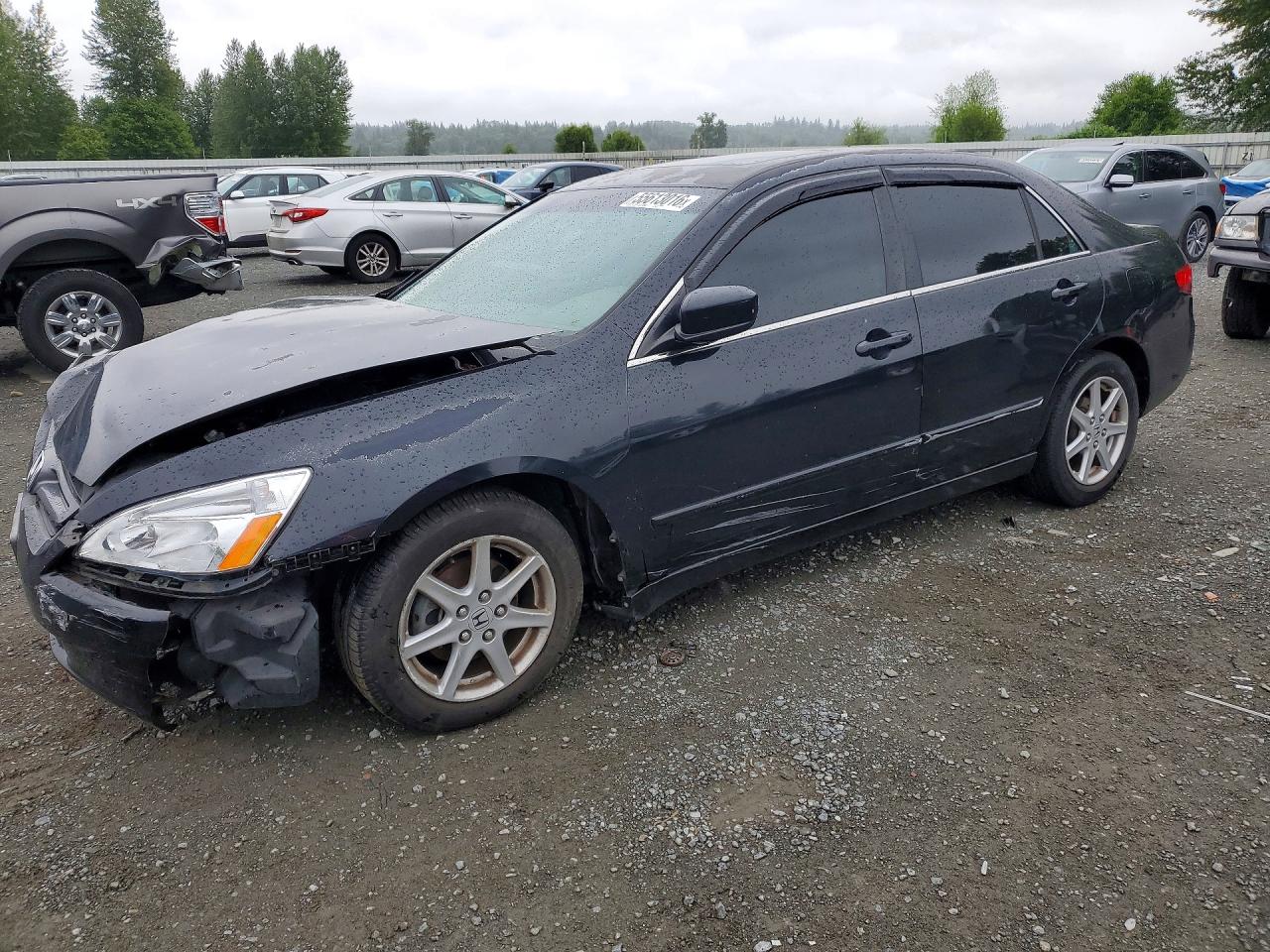 2005 Honda Accord Ex Black vin: 1HGCM56755A132032