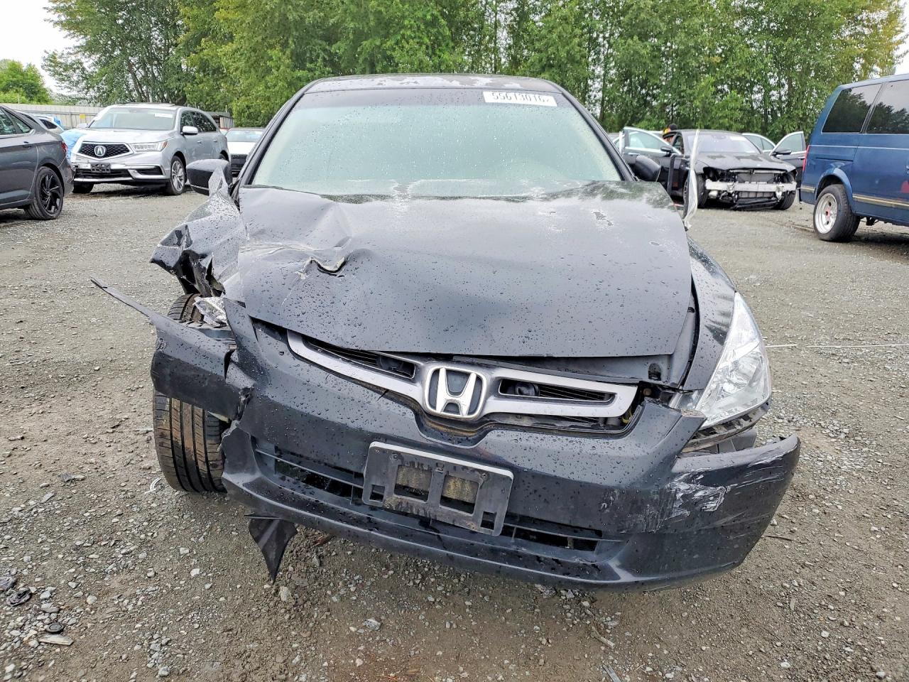 2005 Honda Accord Ex Черный vin: 1HGCM56755A132032