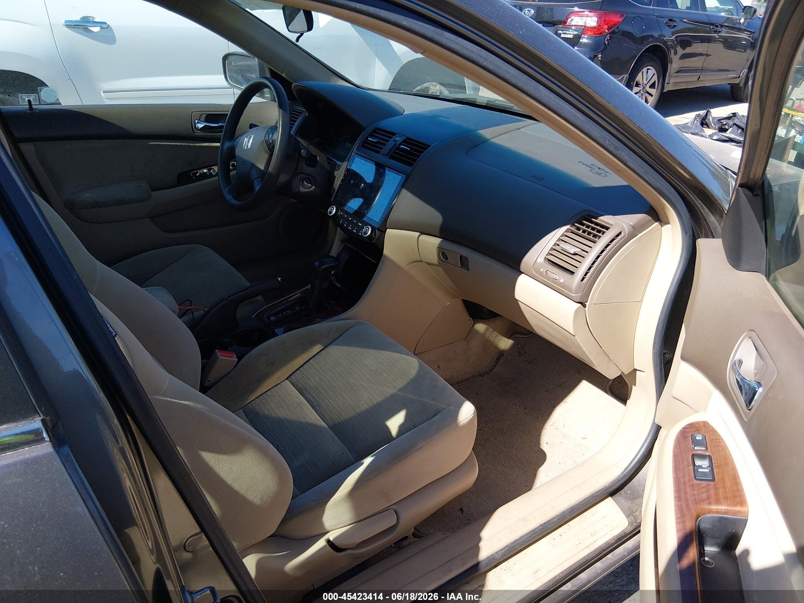 2006 Honda Accord 2.4 Ex Brown vin: 1HGCM56756A003306