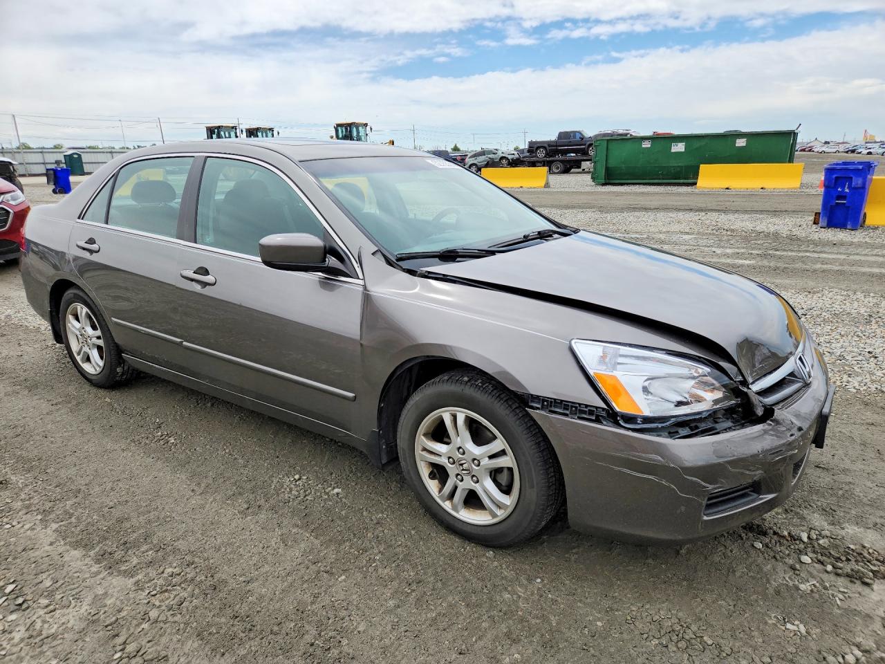 2006 Honda Accord Ex Серебряный vin: 1HGCM56756A049279