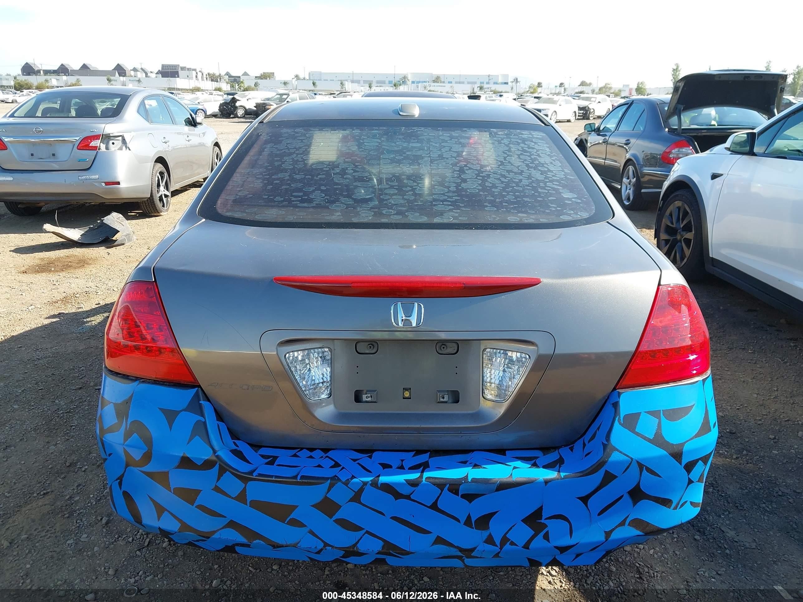 2006 Honda Accord 2.4 Ex Gray vin: 1HGCM56756A053994