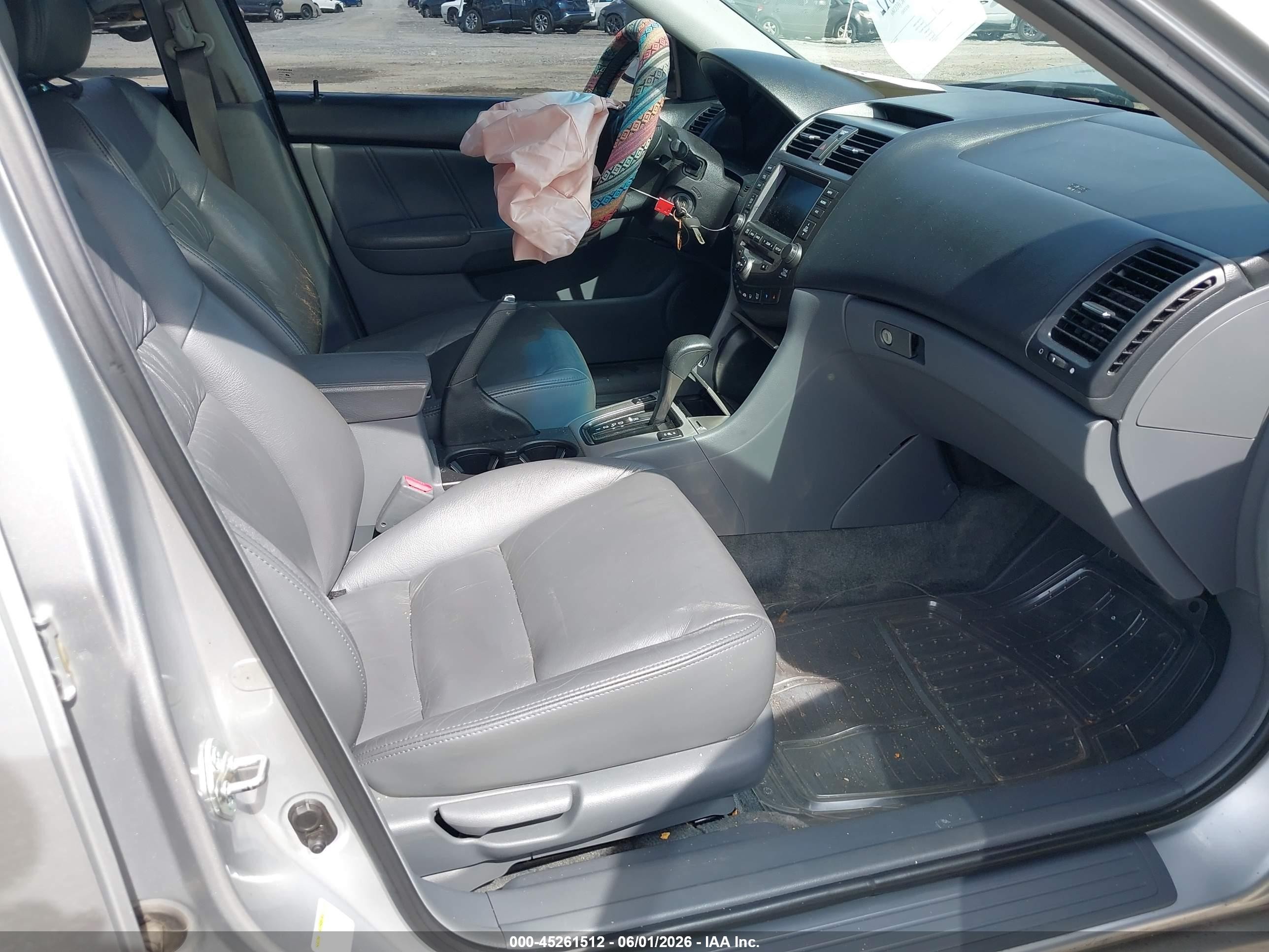 2006 Honda Accord 2.4 Ex Серебряный vin: 1HGCM56756A079916
