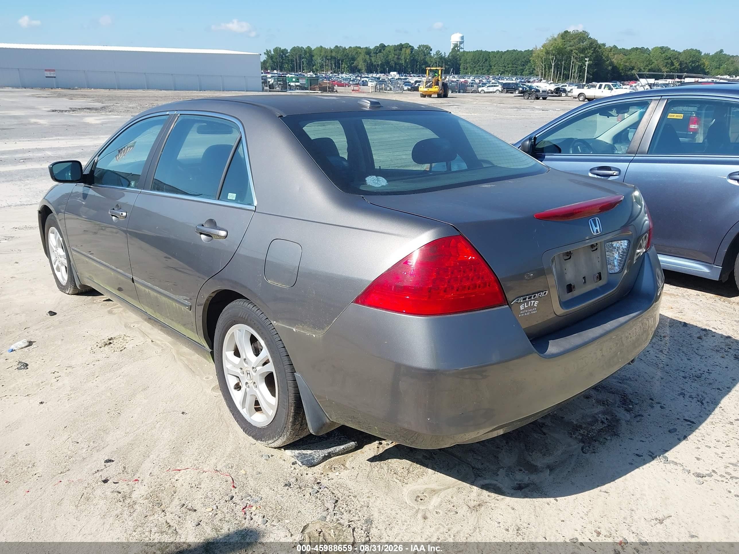 2006 Honda Accord 2.4 Ex Gray vin: 1HGCM56756A081388