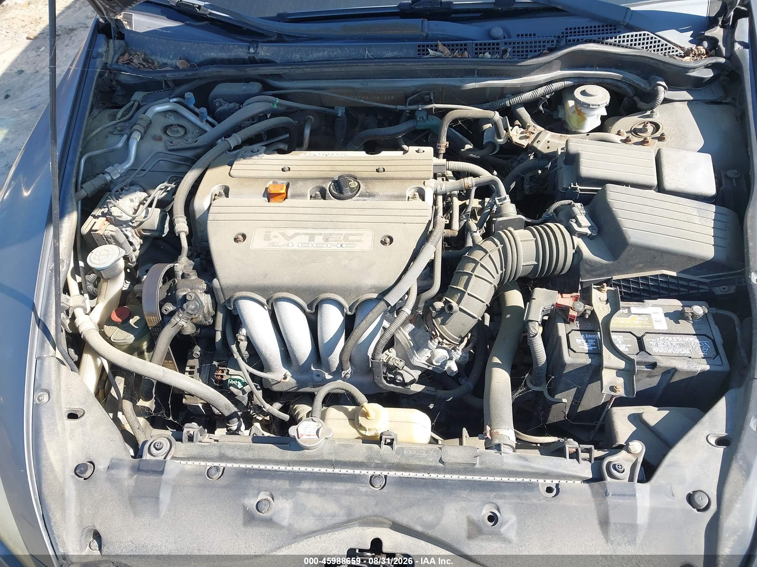 2006 Honda Accord 2.4 Ex Gray vin: 1HGCM56756A081388