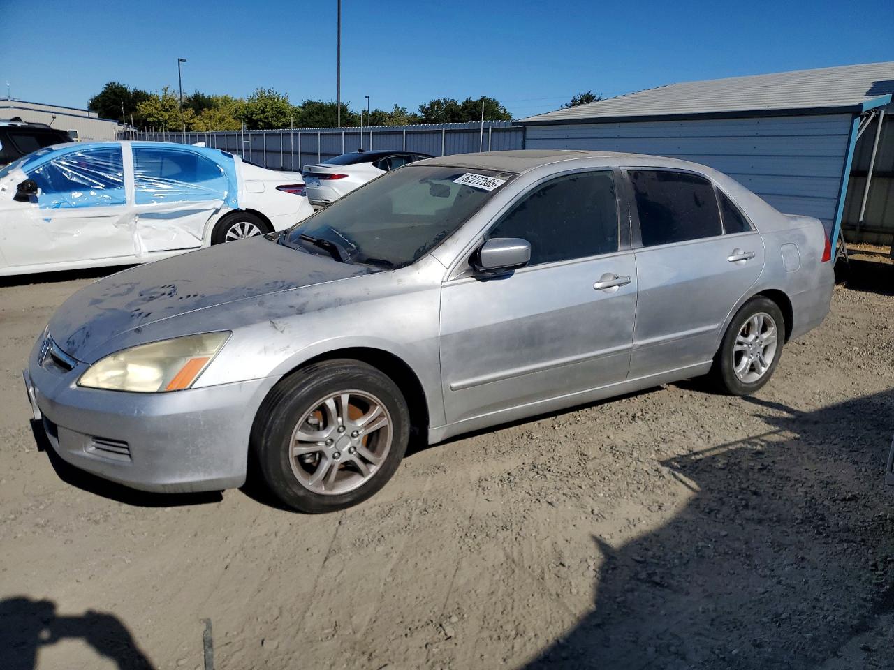 2006 Honda Accord Ex Silver vin: 1HGCM56756A084596