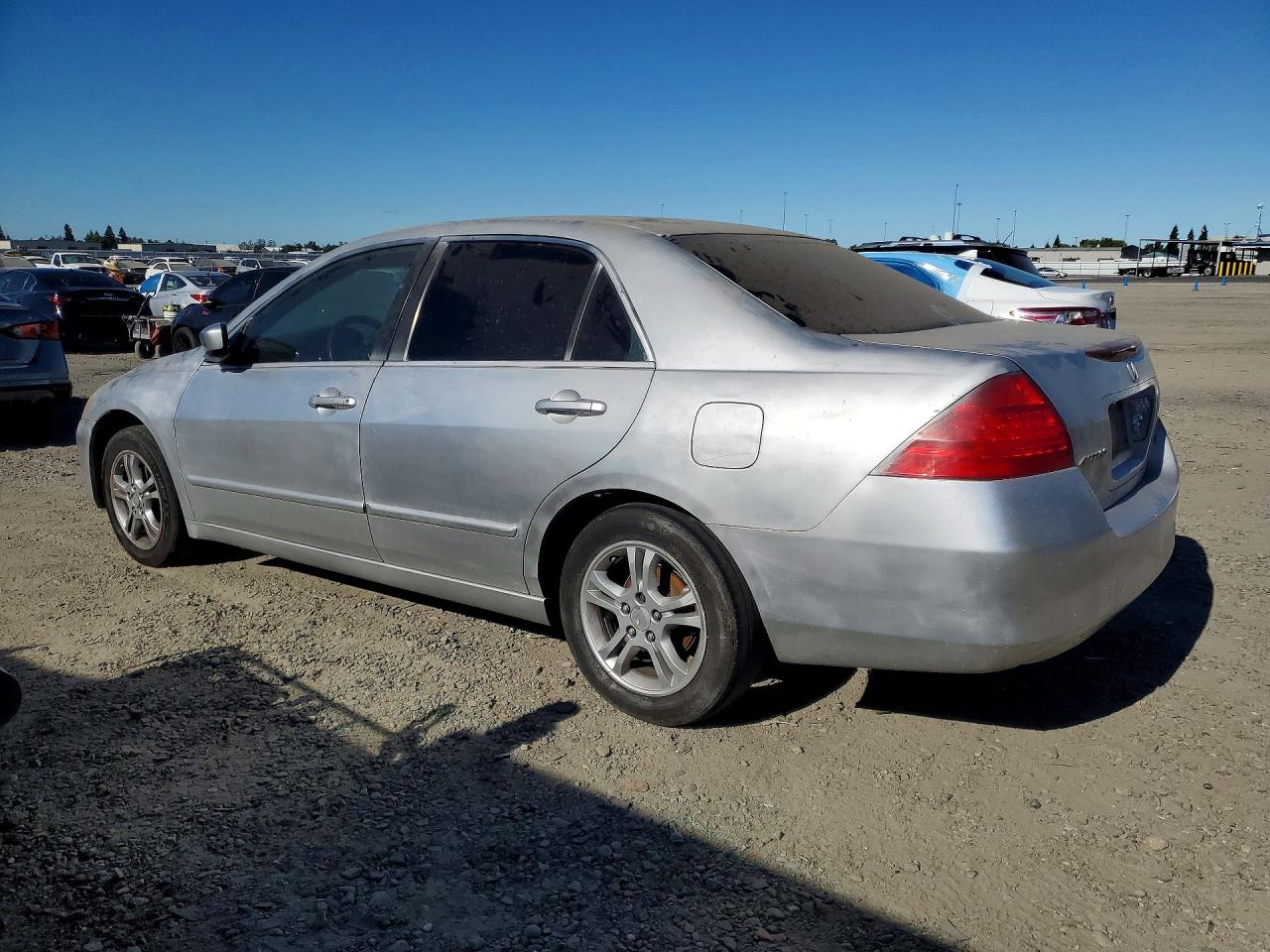 2006 Honda Accord Ex Silver vin: 1HGCM56756A084596