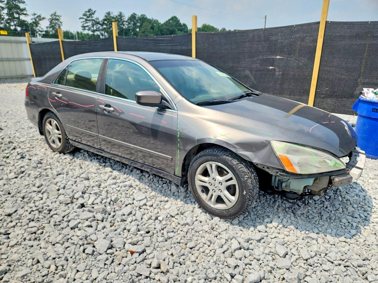 2006 Honda Accord Ex Gray vin: 1HGCM56756A100523