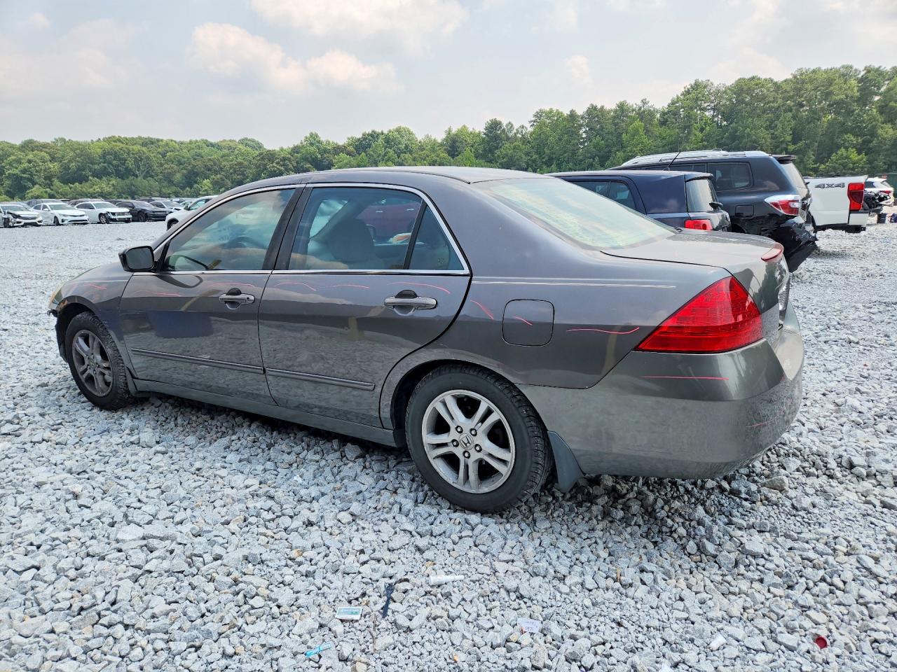 2006 Honda Accord Ex Gray vin: 1HGCM56756A100523