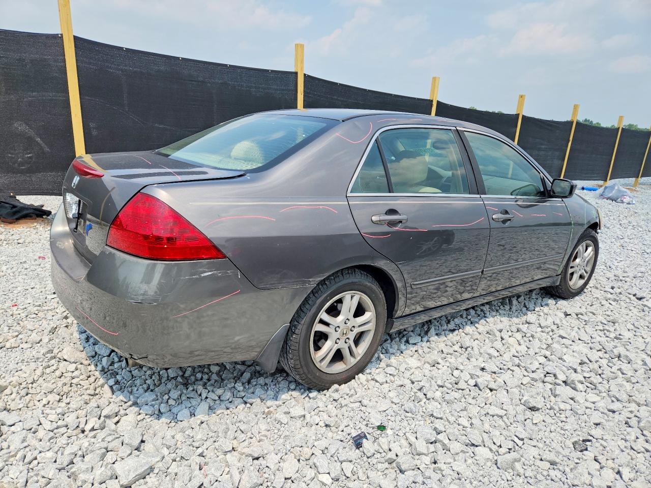 2006 Honda Accord Ex Gray vin: 1HGCM56756A100523