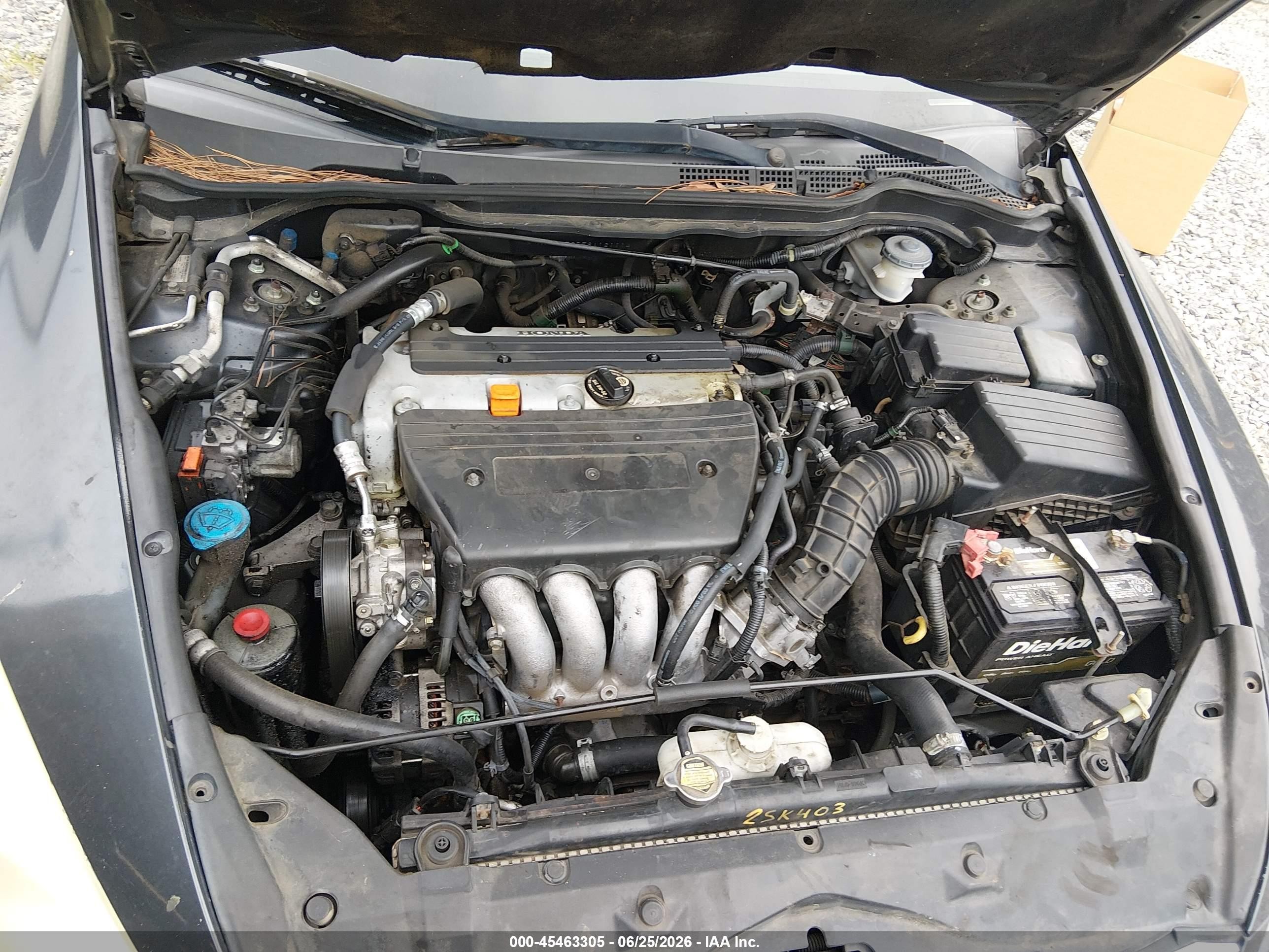 2006 Honda Accord 2.4 Ex Blue vin: 1HGCM56756A121114