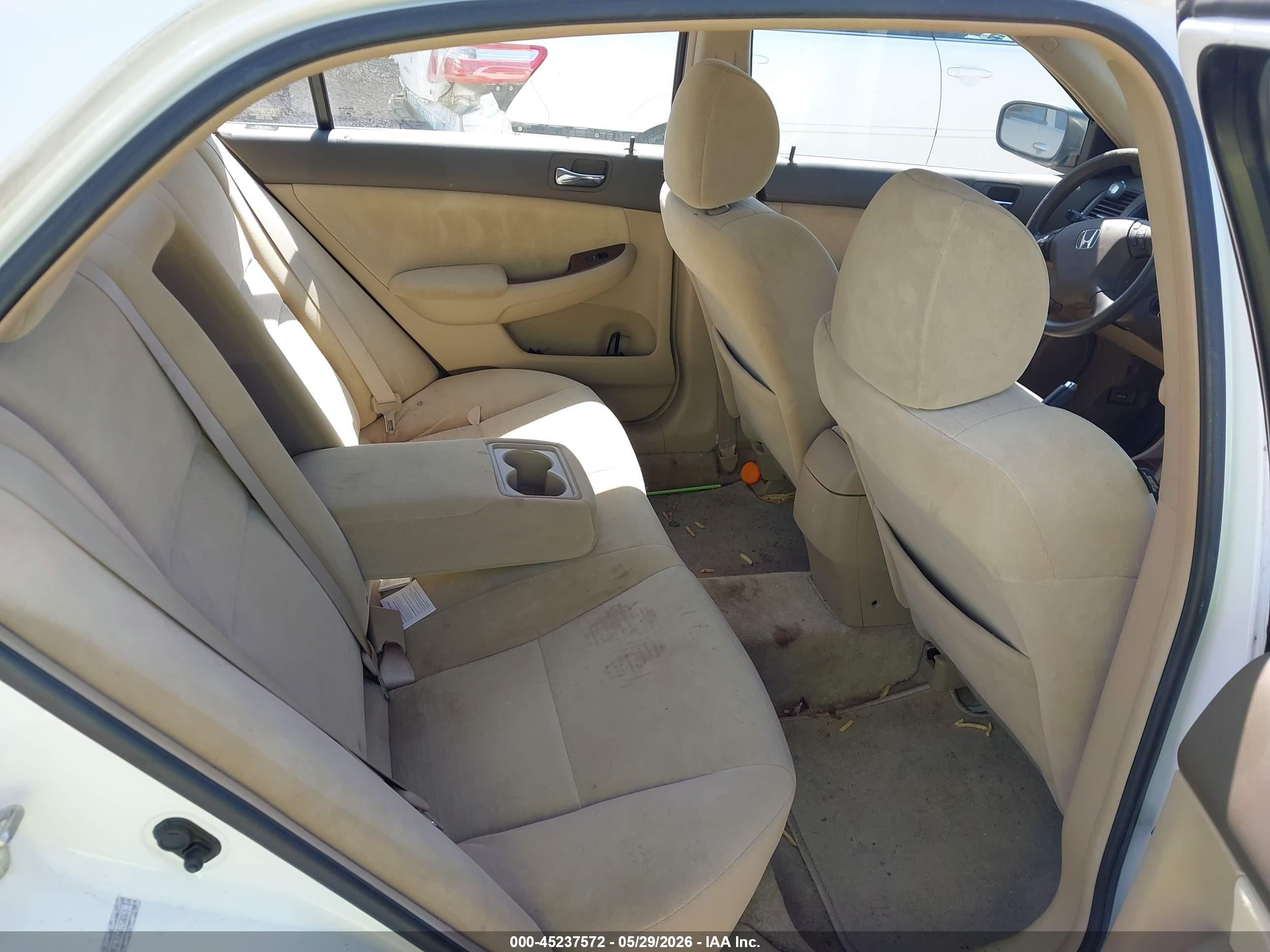 2006 Honda Accord 2.4 Ex White vin: 1HGCM56756A150869