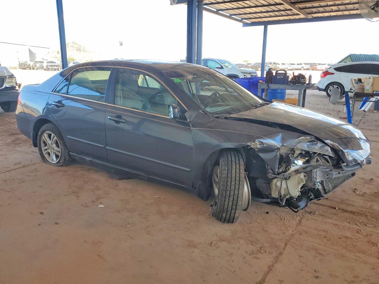 2006 Honda Accord Ex Gray vin: 1HGCM56756A162410