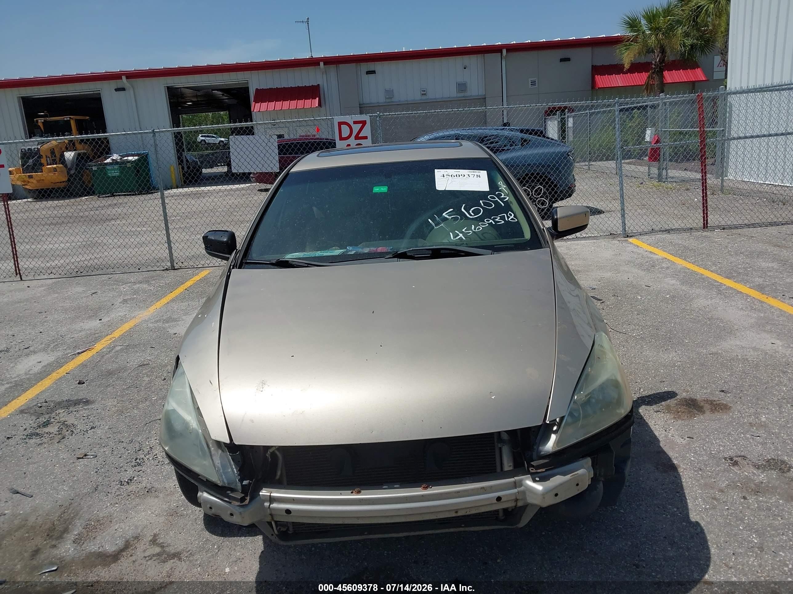 2006 Honda Accord 2.4 Ex Желто-коричневый vin: 1HGCM56756A167686