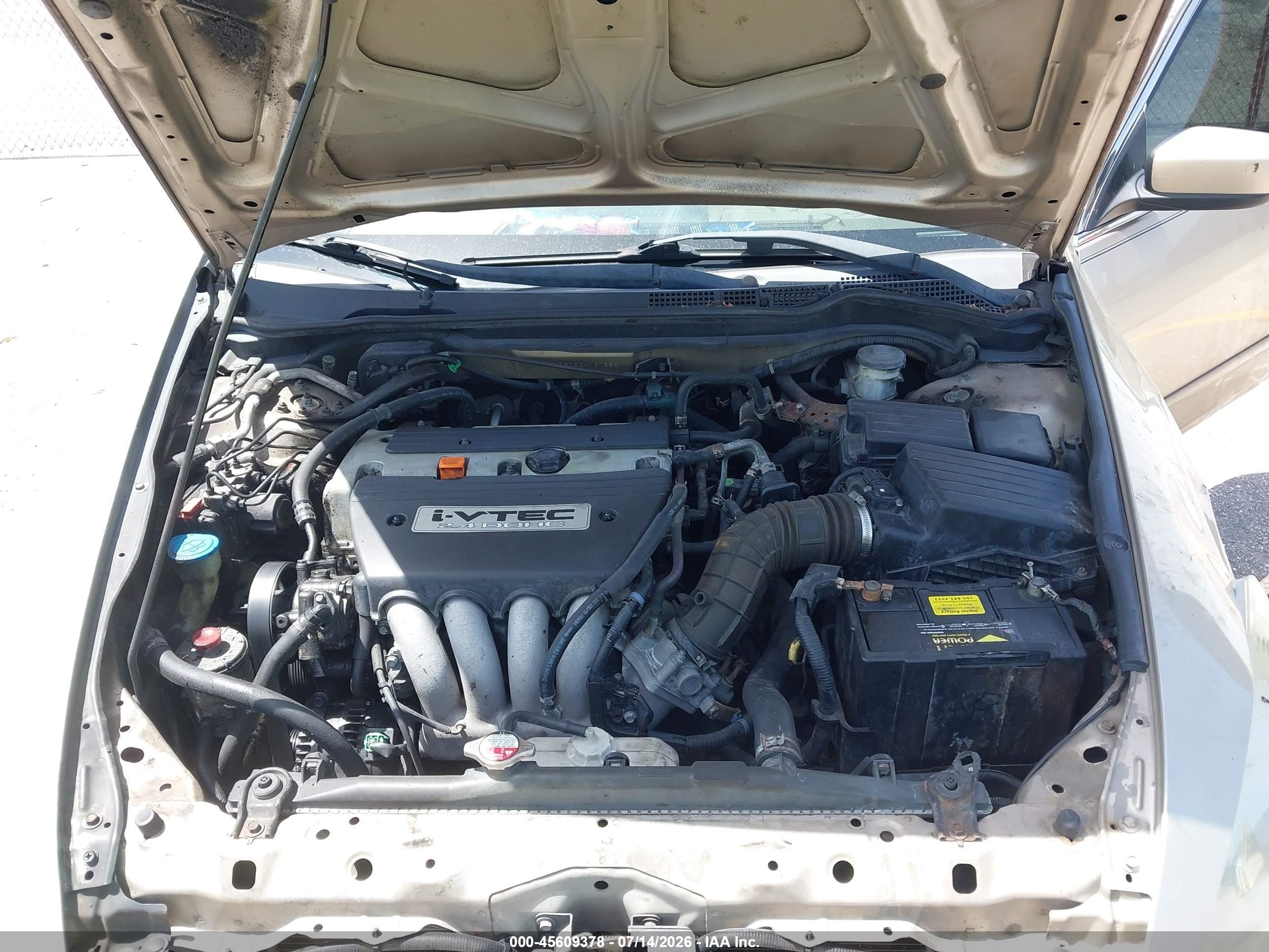 2006 Honda Accord 2.4 Ex Желто-коричневый vin: 1HGCM56756A167686