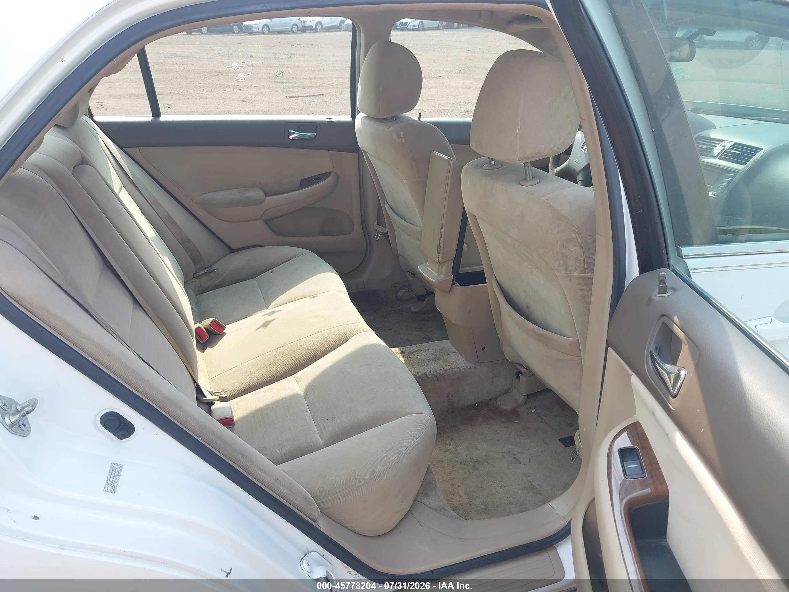 2006 Honda Accord 2.4 Ex White vin: 1HGCM56756A178994