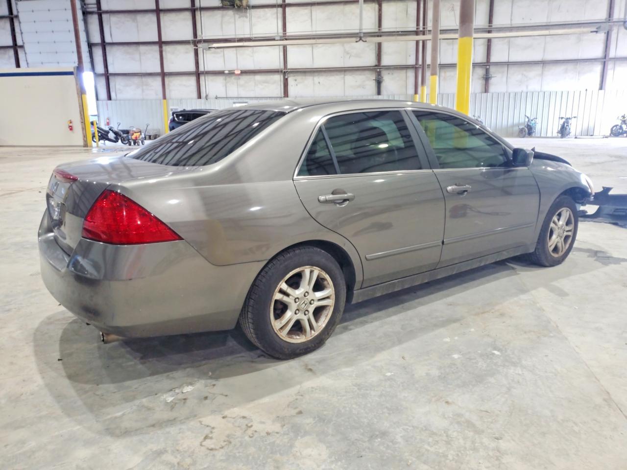 2006 Honda Accord Ex Gray vin: 1HGCM56756A184892