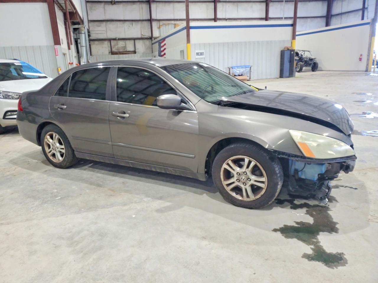 2006 Honda Accord Ex Gray vin: 1HGCM56756A184892