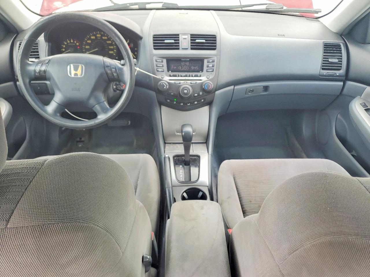 2007 Honda Accord Red vin: 1HGCM56757A006949