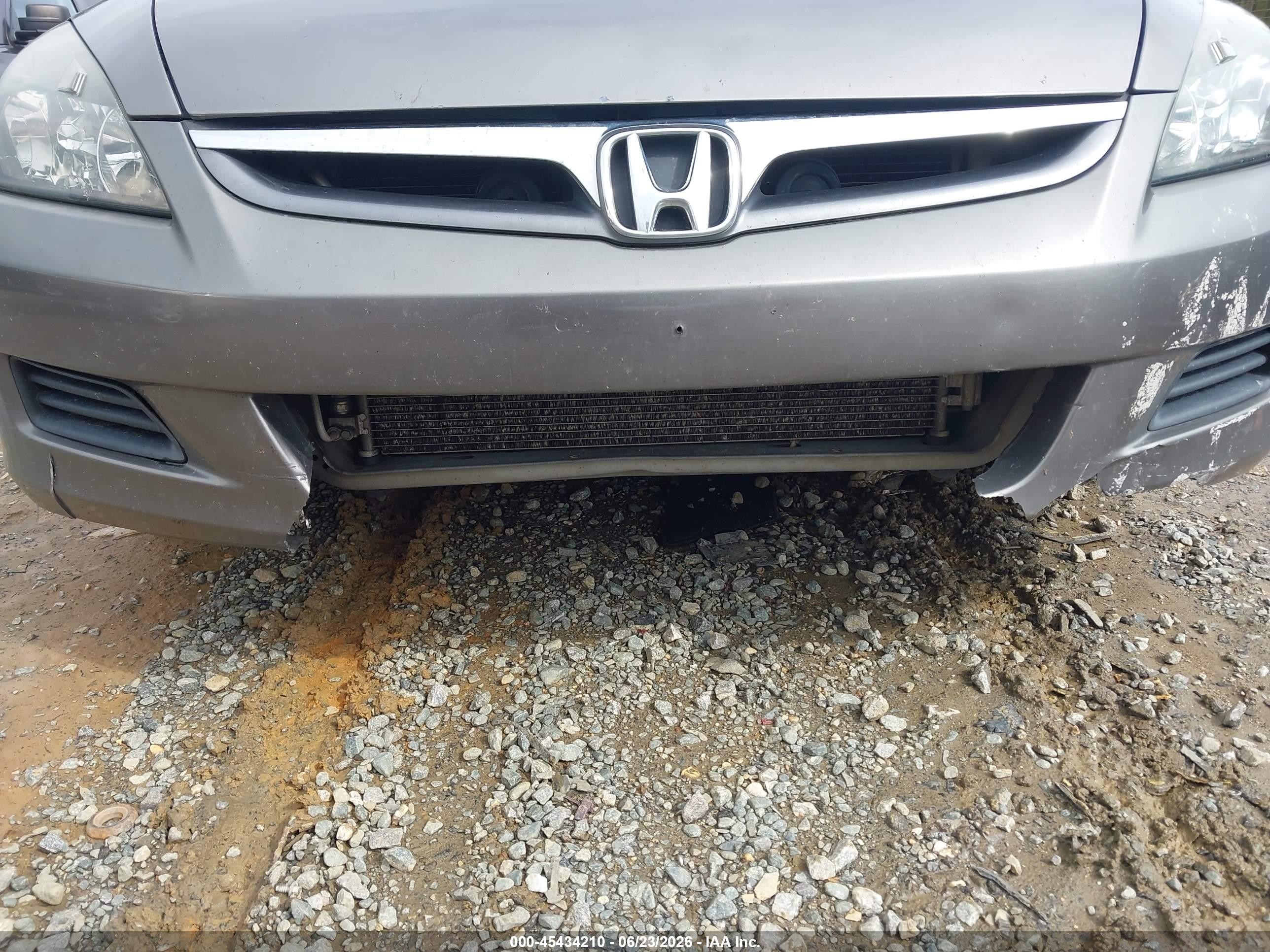 2007 Honda Accord 2.4 Ex Gray vin: 1HGCM56757A020236