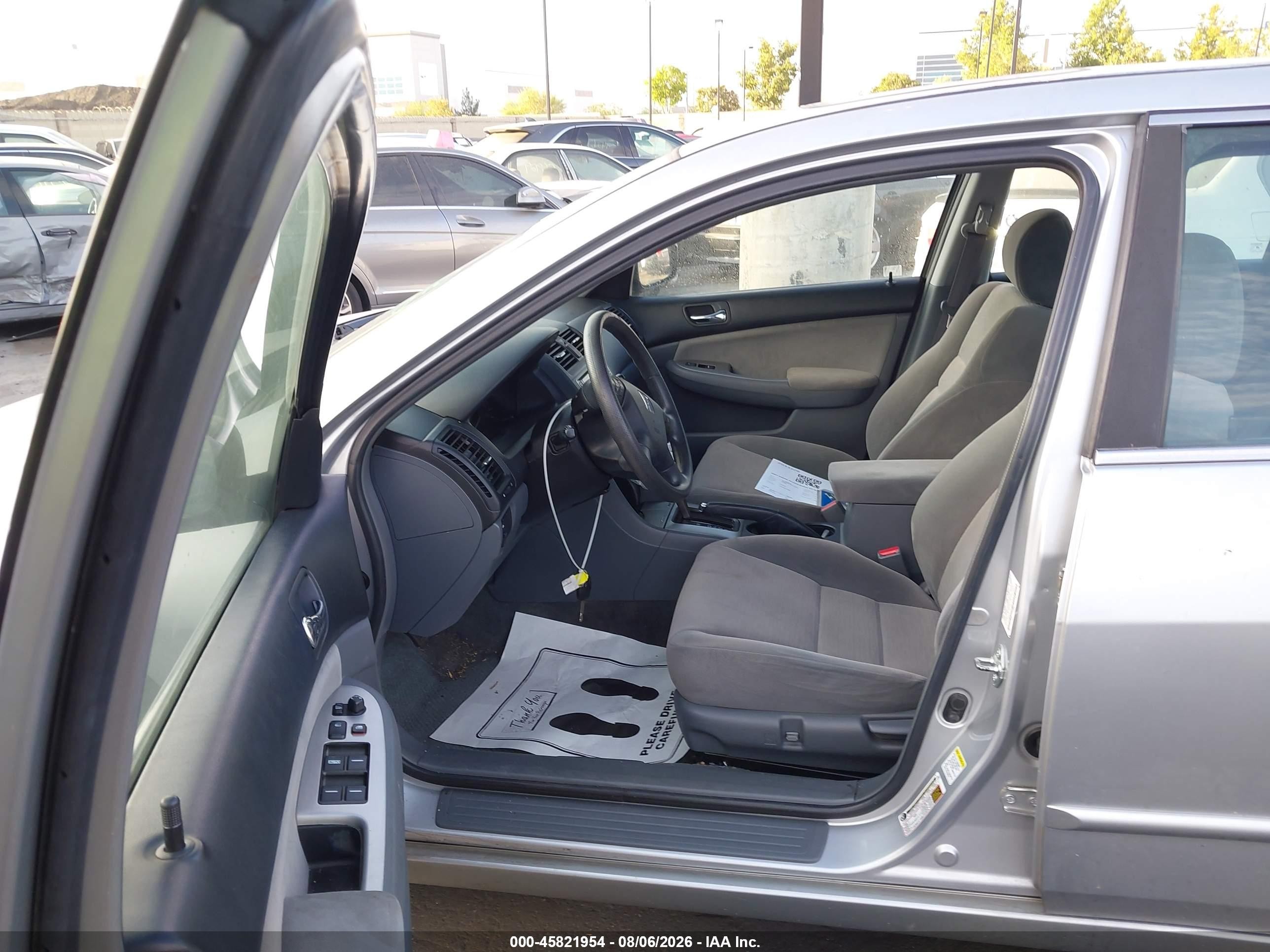 2007 Honda Accord 2.4 Ex Silver vin: 1HGCM56757A117310