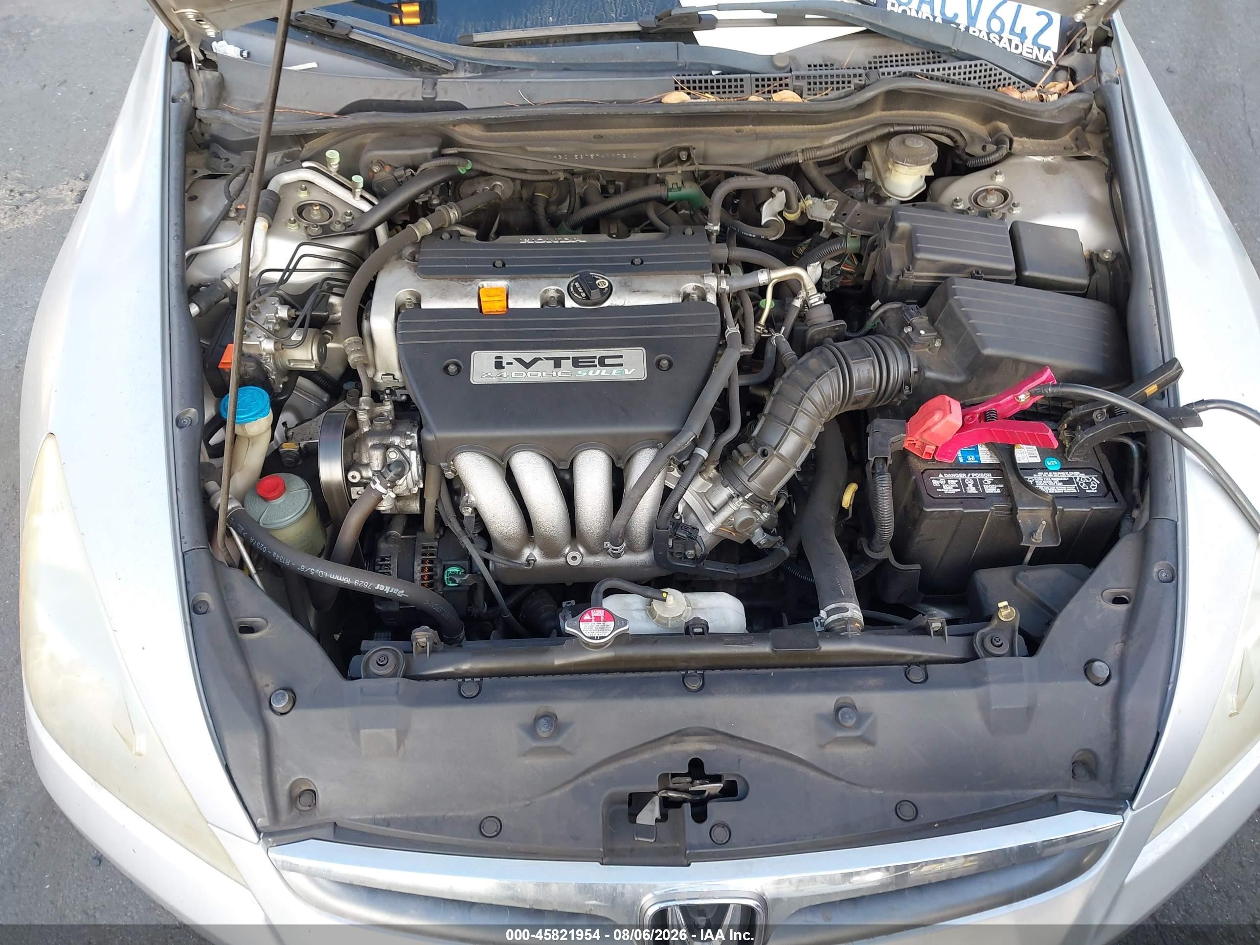 2007 Honda Accord 2.4 Ex Silver vin: 1HGCM56757A117310