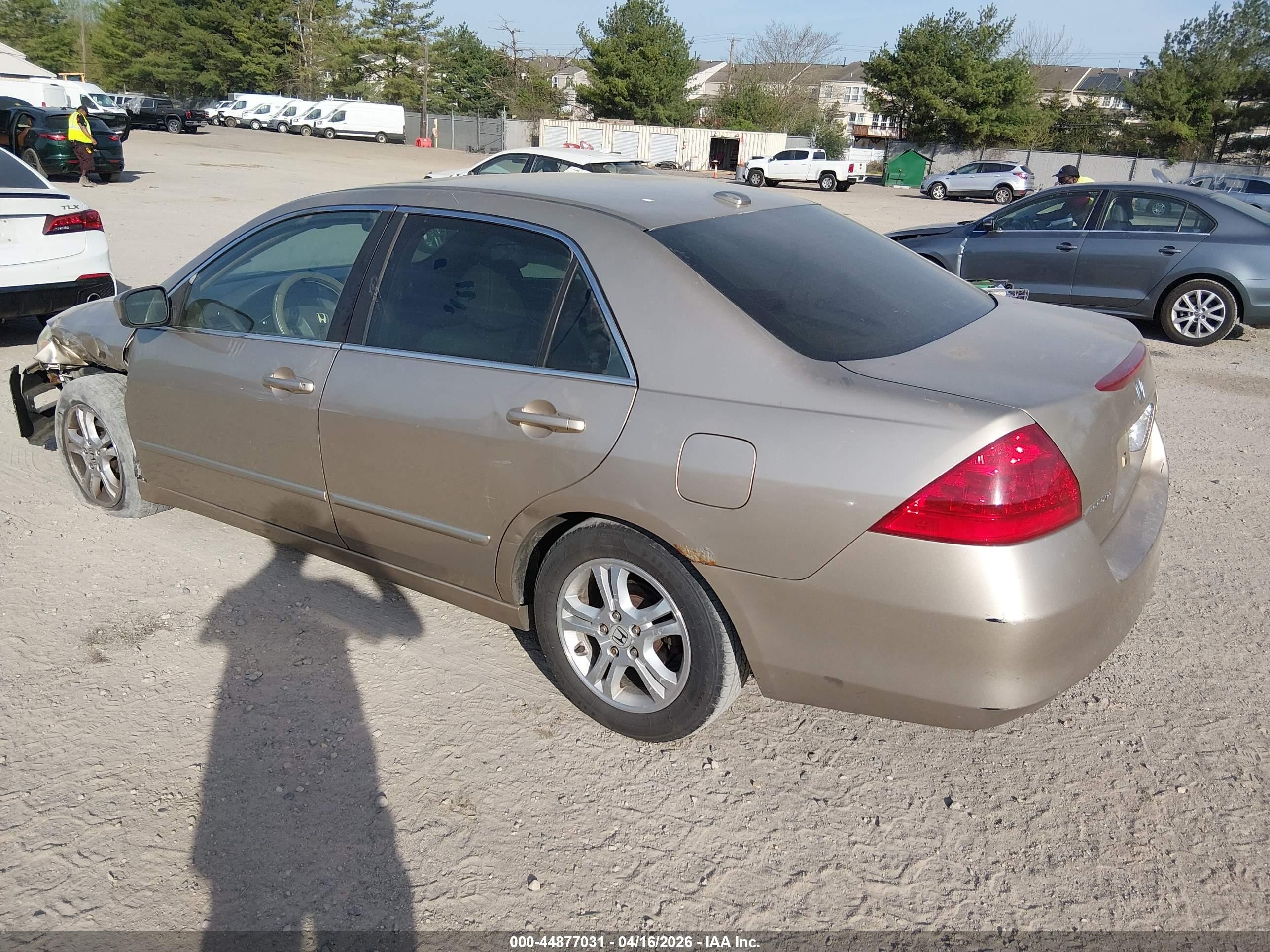 2007 Honda Accord 2.4 Ex Champagne vin: 1HGCM56757A150629
