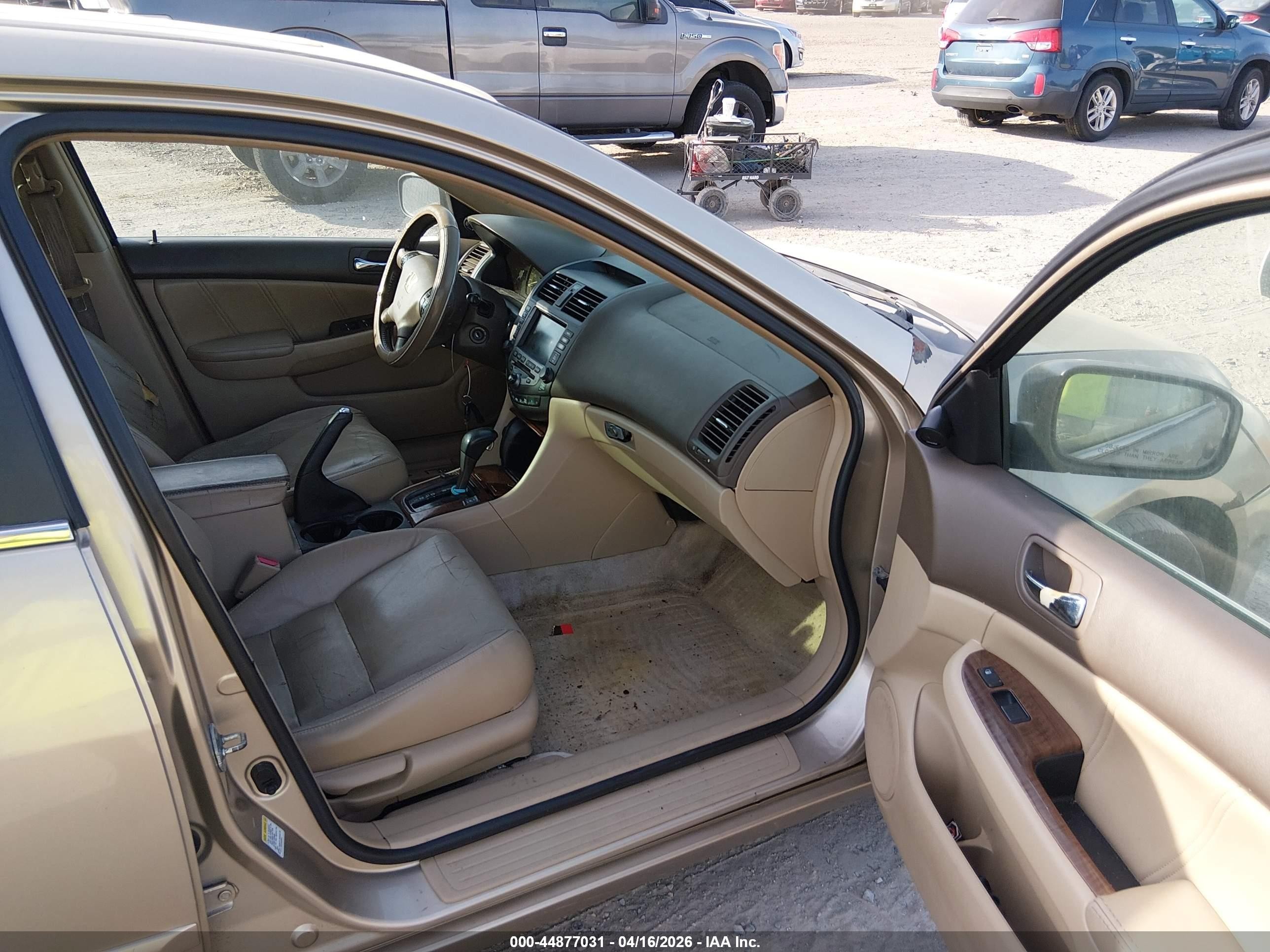 2007 Honda Accord 2.4 Ex Champagne vin: 1HGCM56757A150629