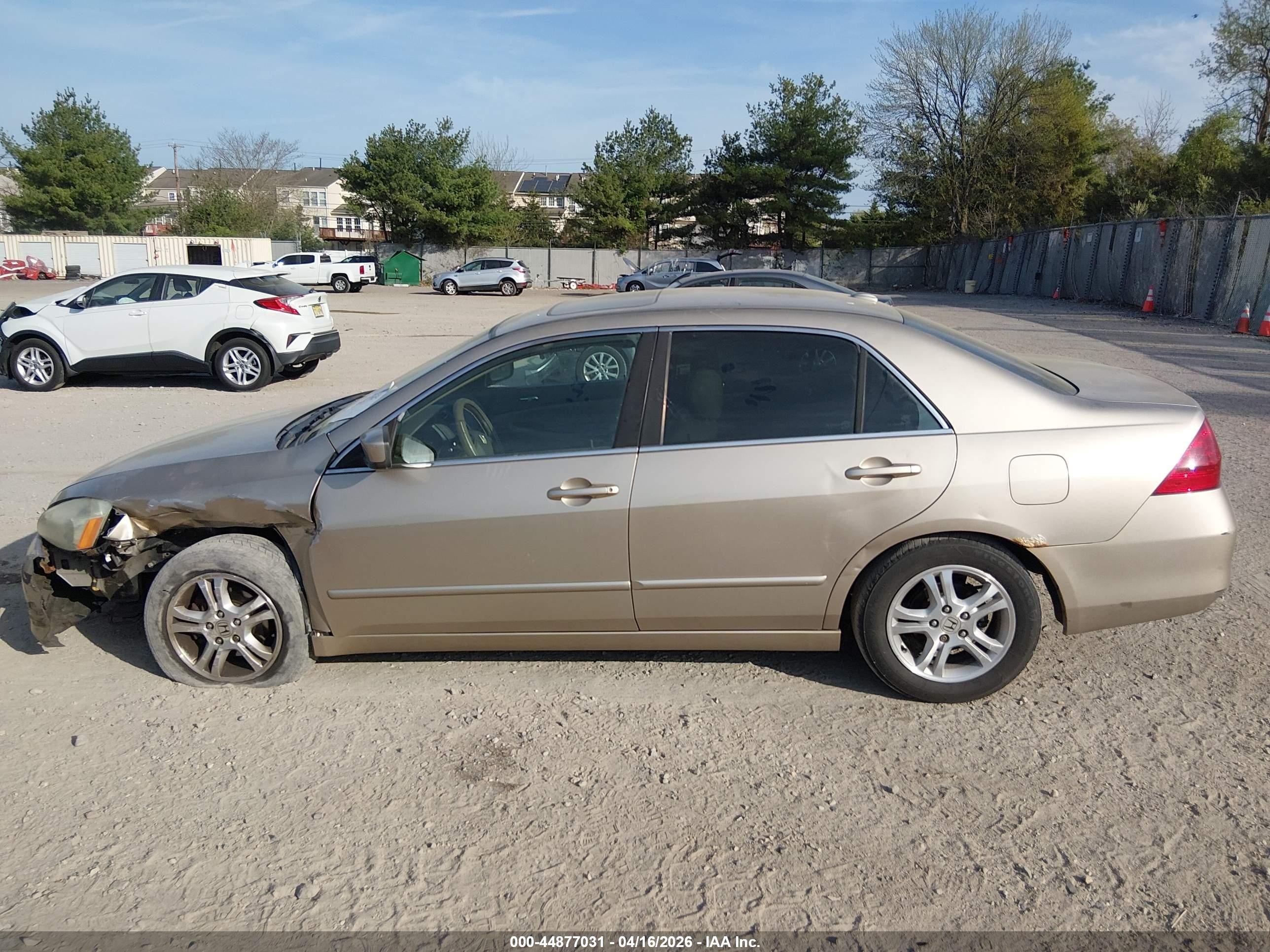 2007 Honda Accord 2.4 Ex Champagne vin: 1HGCM56757A150629