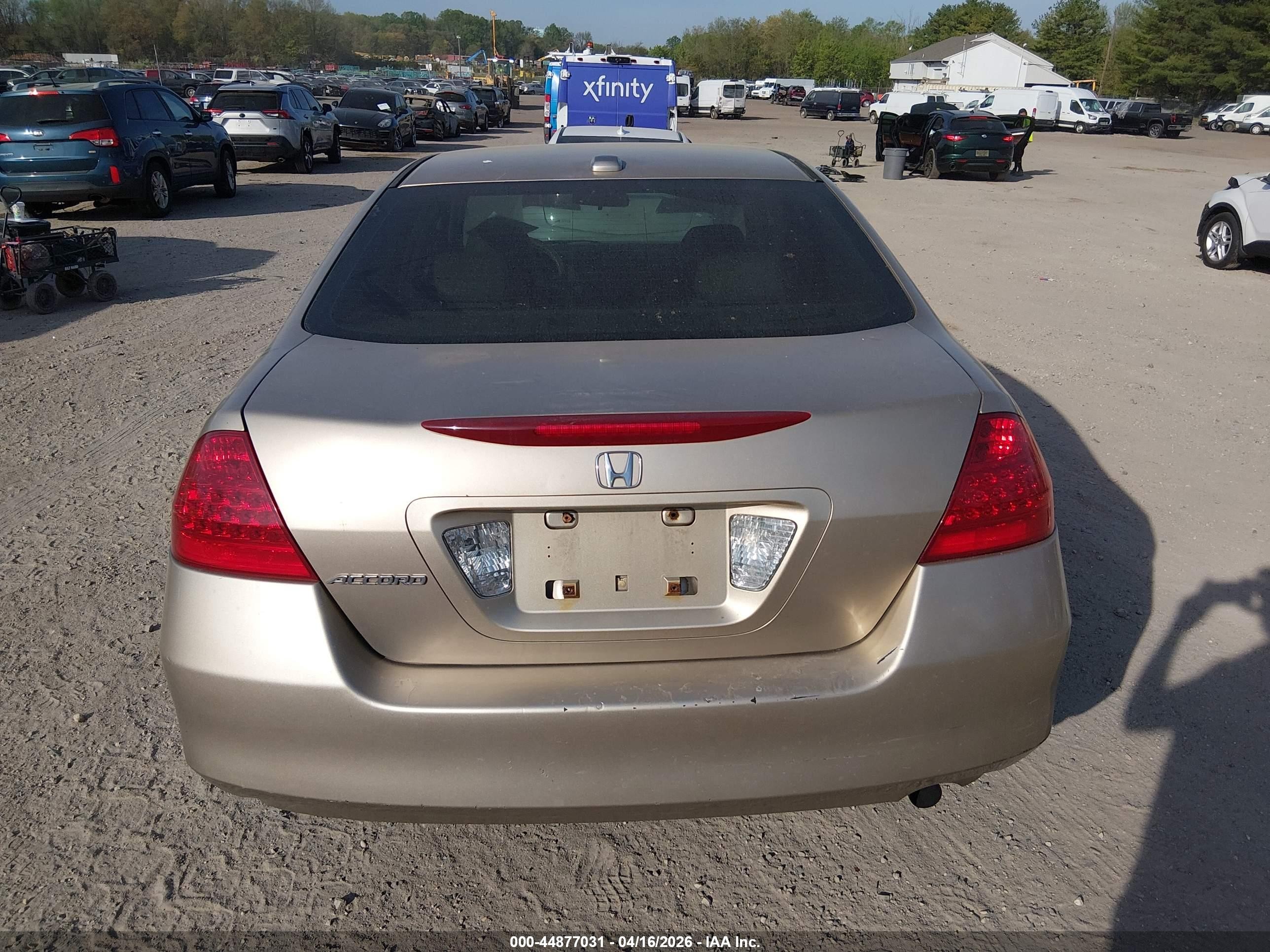 2007 Honda Accord 2.4 Ex Champagne vin: 1HGCM56757A150629