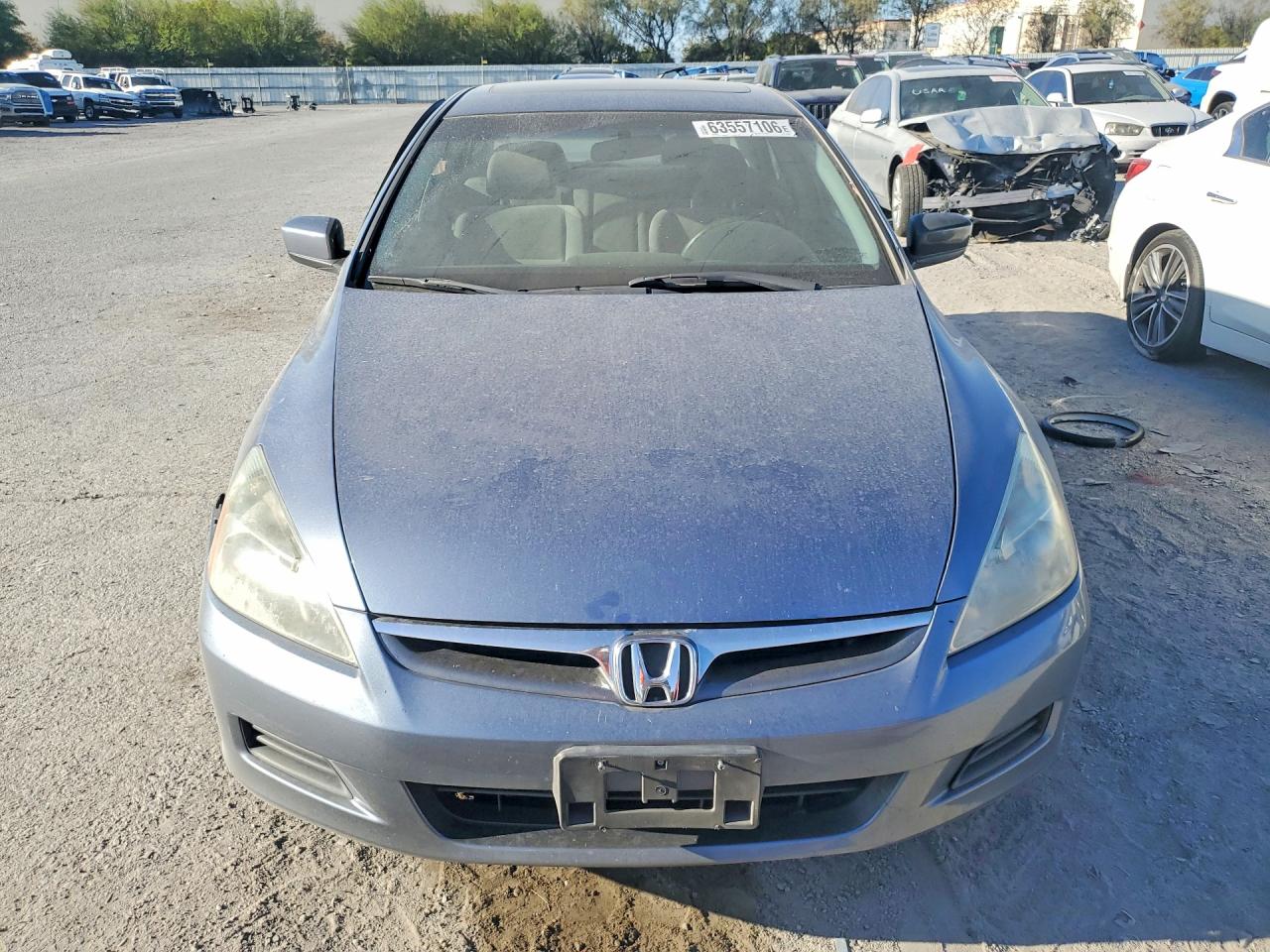 2007 Honda Accord Gray vin: 1HGCM56757A185347