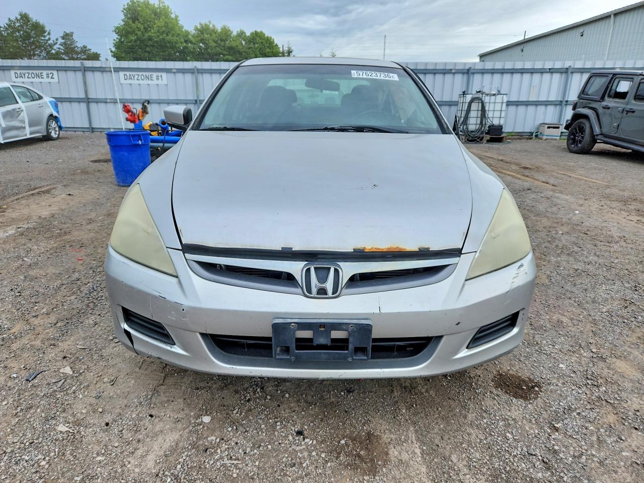 2007 Honda Accord Ex Silver vin: 1HGCM56757A807722
