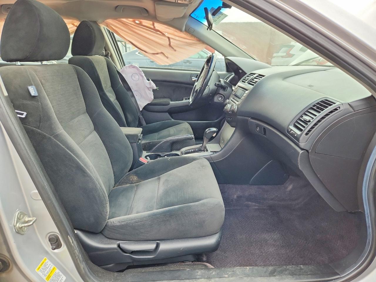 2007 Honda Accord Ex Silver vin: 1HGCM56757A807722