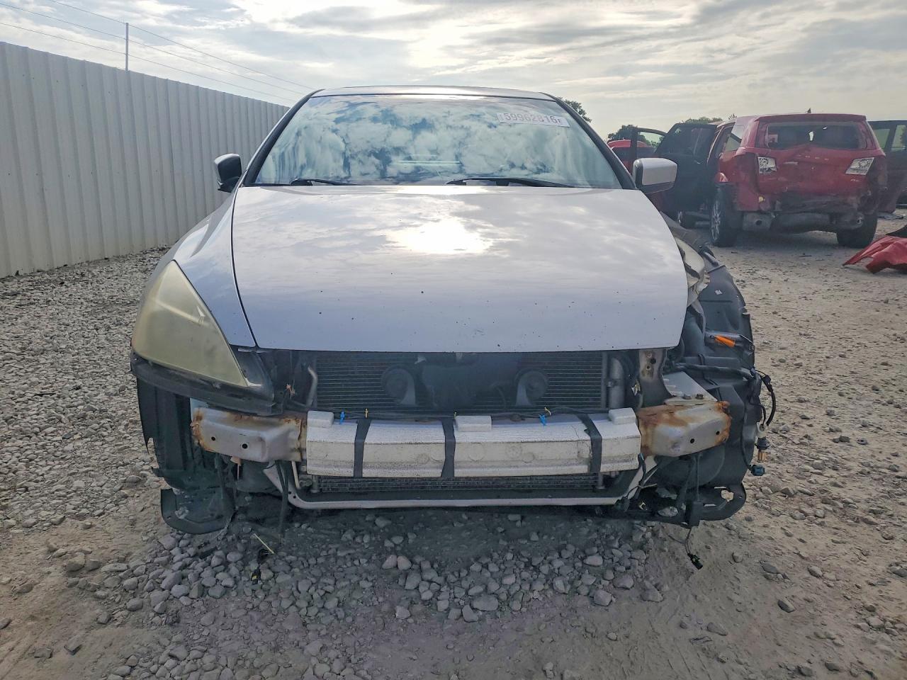 2004 Honda Accord Ex Silver vin: 1HGCM56764A073085