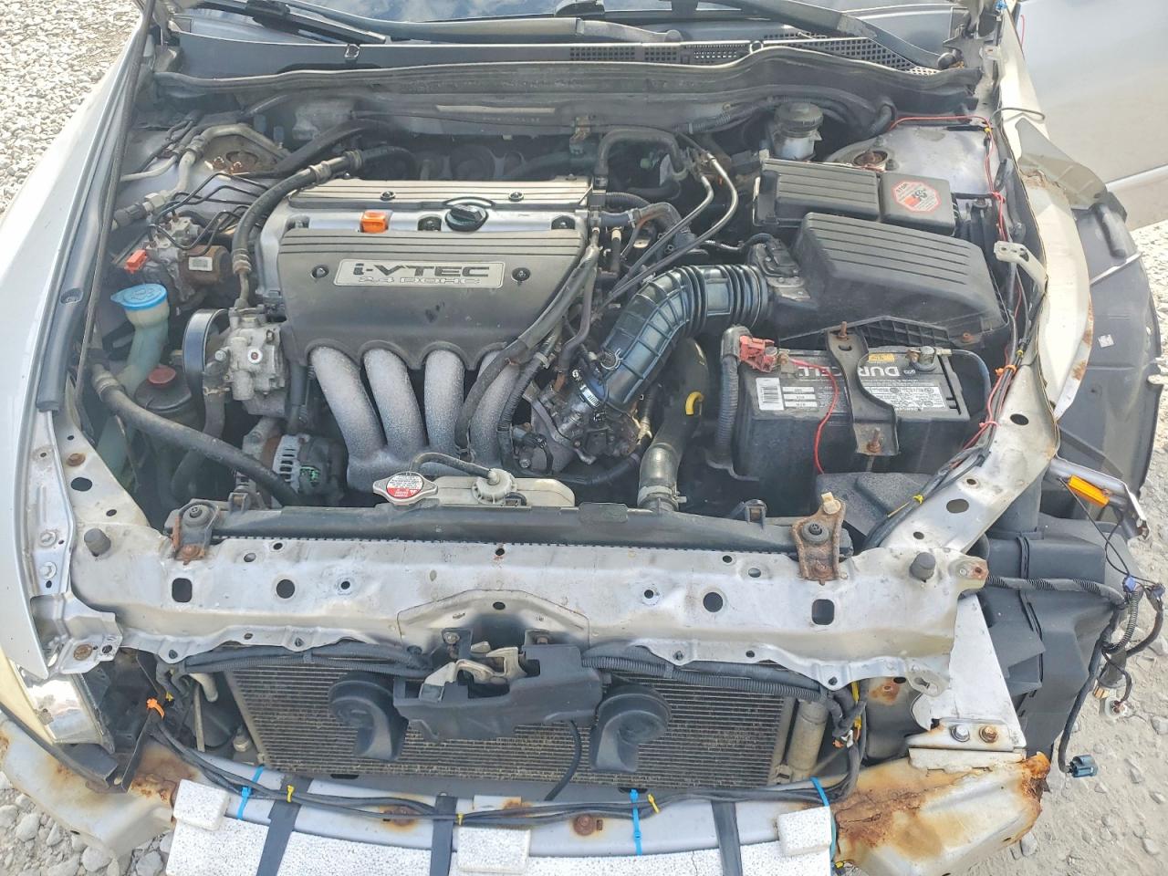 2004 Honda Accord Ex Silver vin: 1HGCM56764A073085