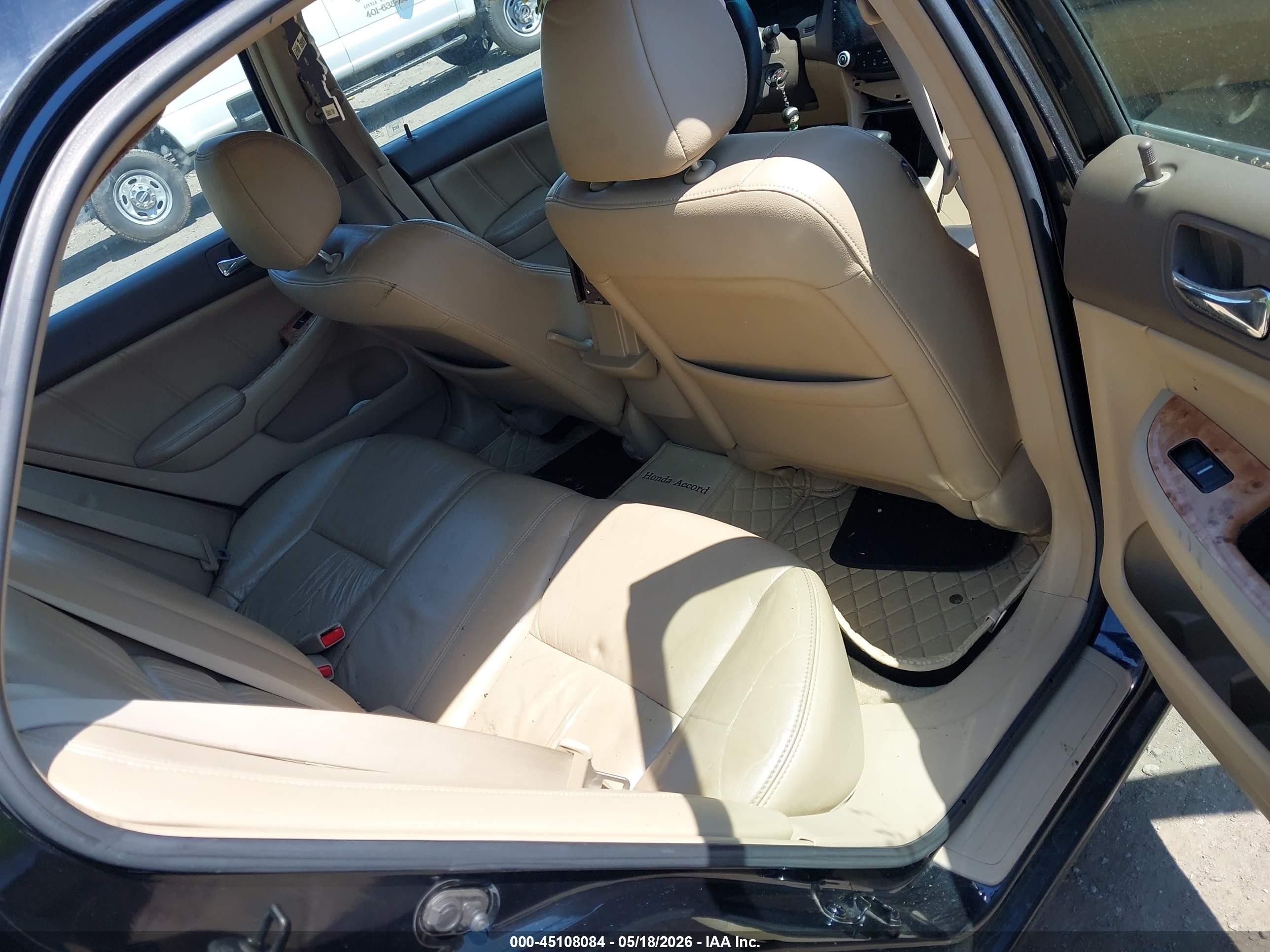 2005 Honda Accord 2.4 Ex Black vin: 1HGCM56765A041903