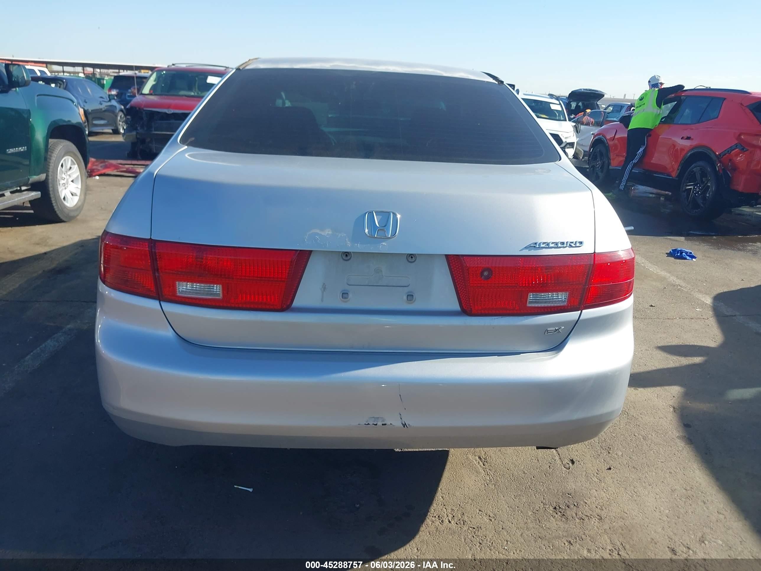 2005 Honda Accord 2.4 Ex Silver vin: 1HGCM56765A167131