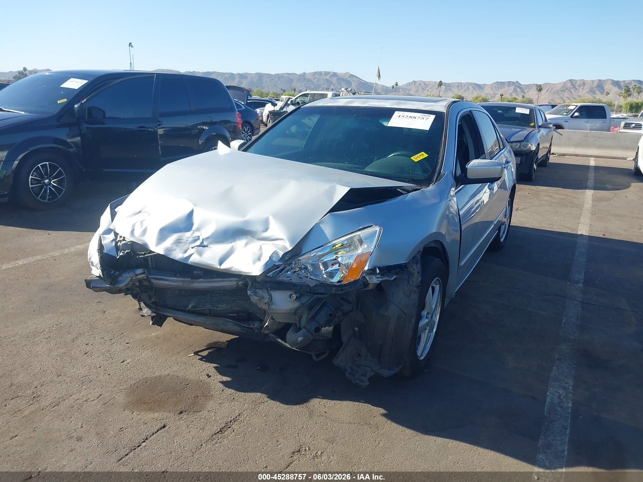 2005 Honda Accord 2.4 Ex Silver vin: 1HGCM56765A167131