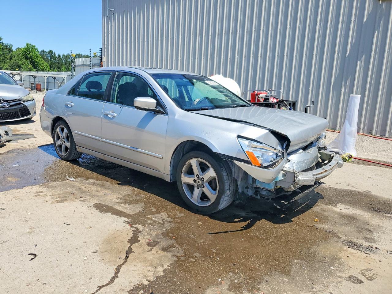 2006 Honda Accord Ex Silver vin: 1HGCM56766A027176