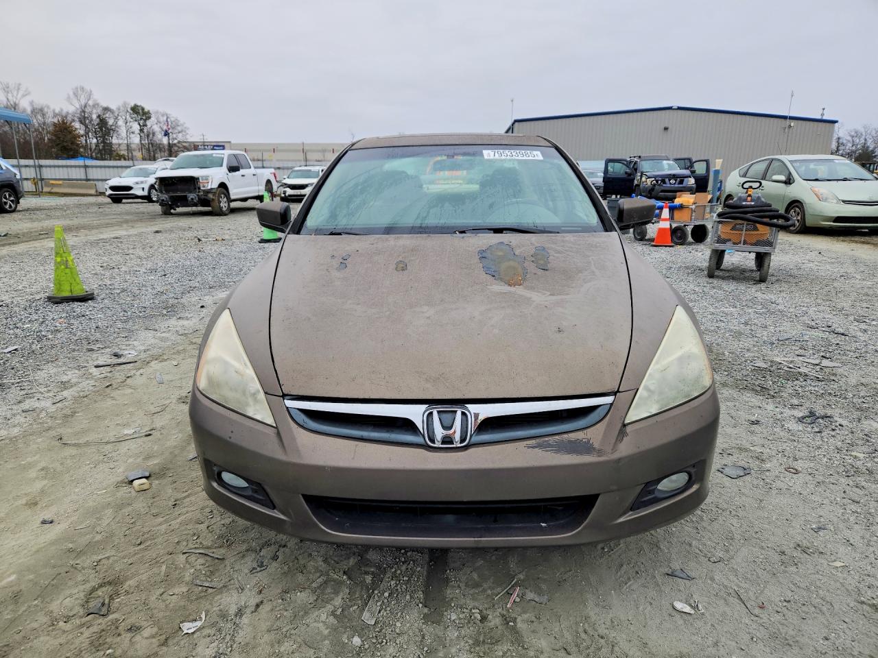2006 Honda Accord Ex Gray vin: 1HGCM56766A040784