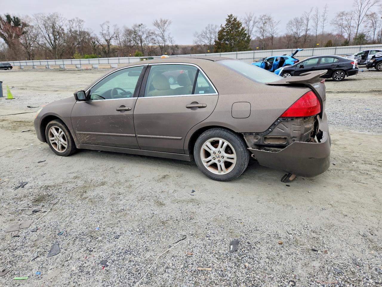 2006 Honda Accord Ex Gray vin: 1HGCM56766A040784