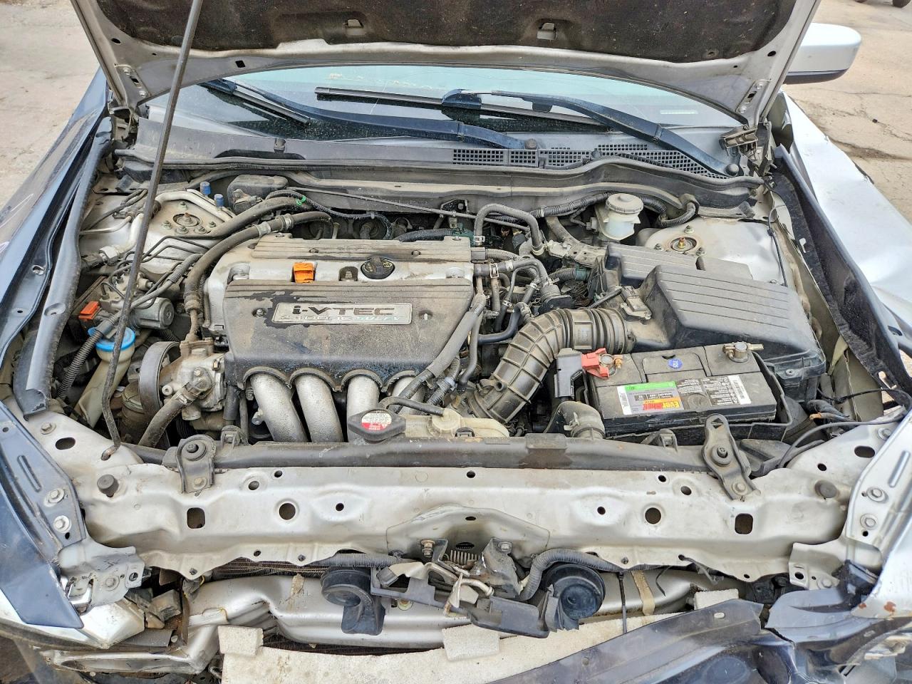 2006 Honda Accord Ex Silver vin: 1HGCM56766A067113