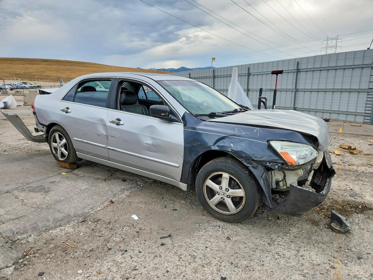 2006 Honda Accord Ex Silver vin: 1HGCM56766A067113