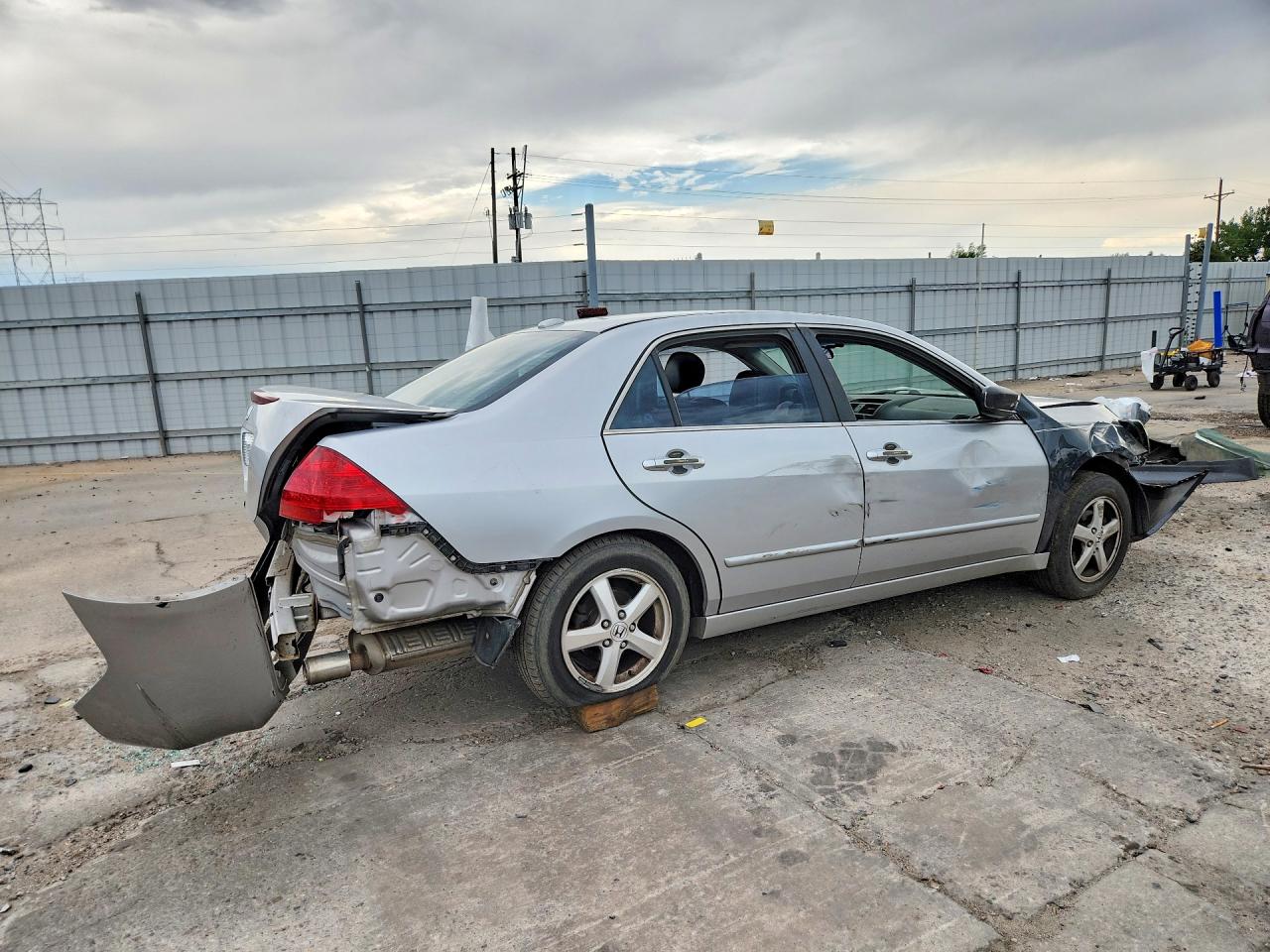 2006 Honda Accord Ex Silver vin: 1HGCM56766A067113
